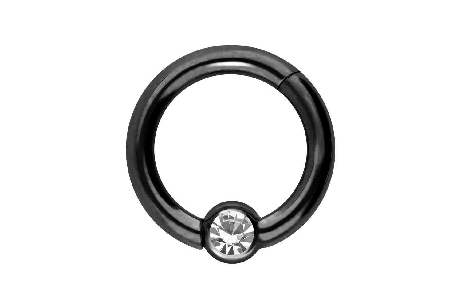 Titan Segmentring Clicker Piercing KRISTALL ++SALE++